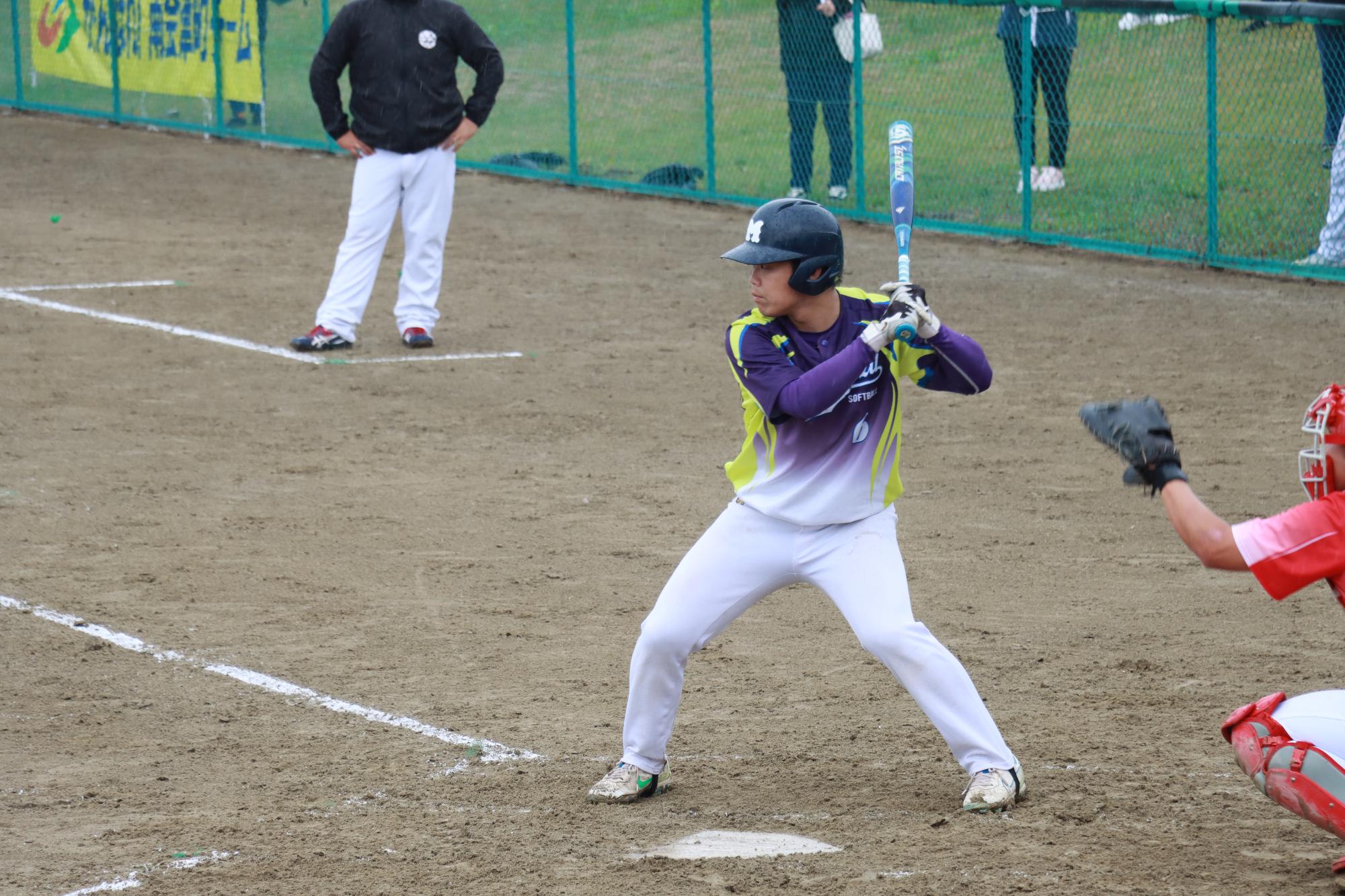 ホームランを放った大桃（知己）選手