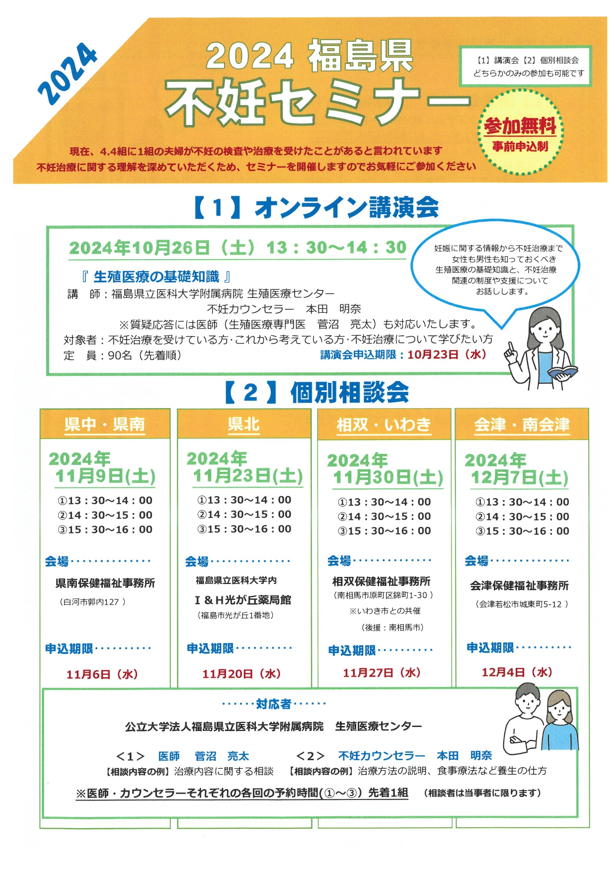 不妊セミナー_表